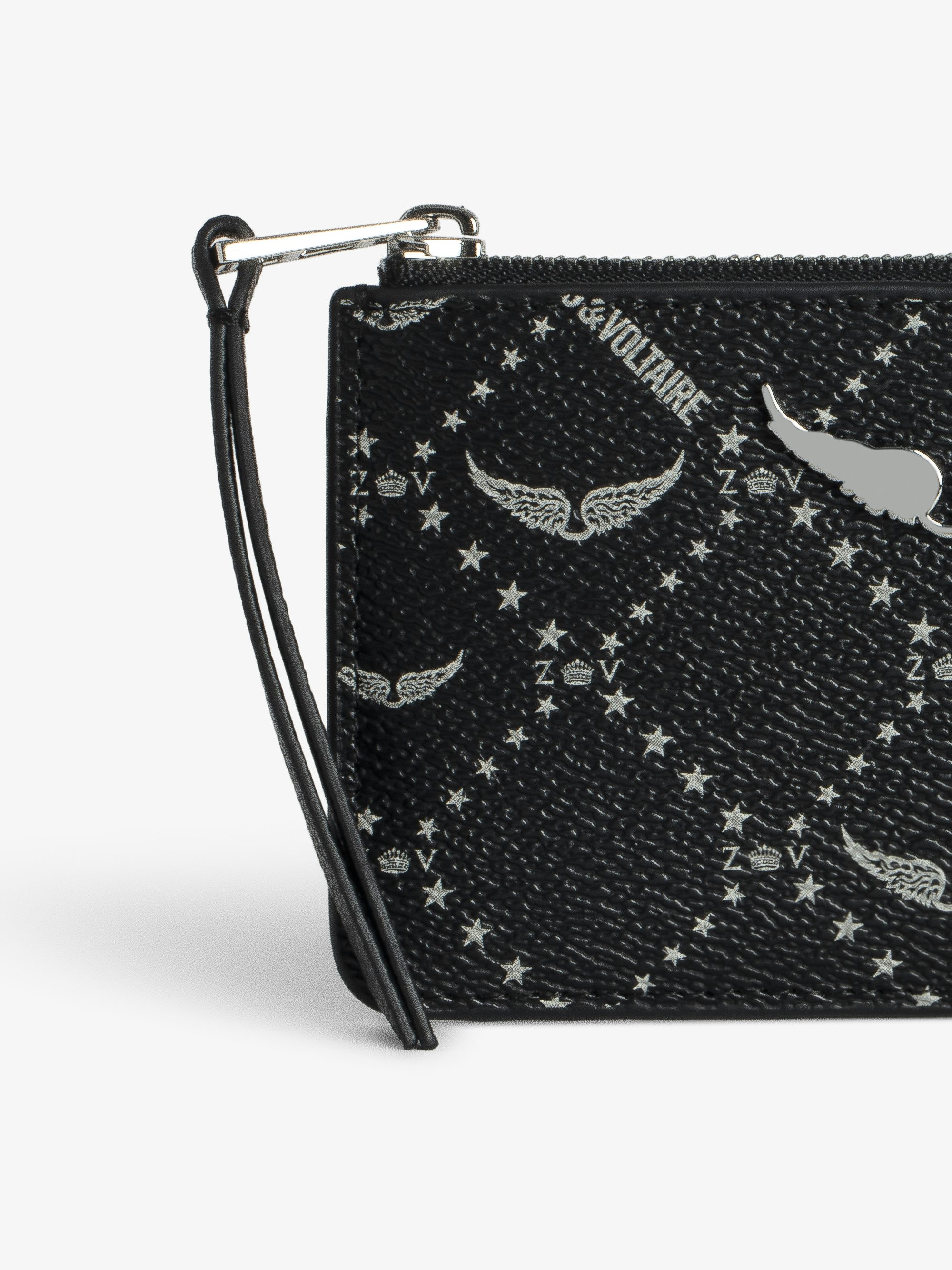 ZV Card Monogram Card Holder - Coated canvas card holder with signature wings.